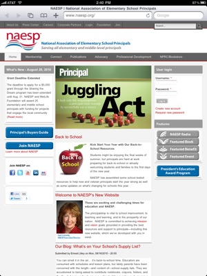 NAESP.org's Association Management Plugs Into Drupal